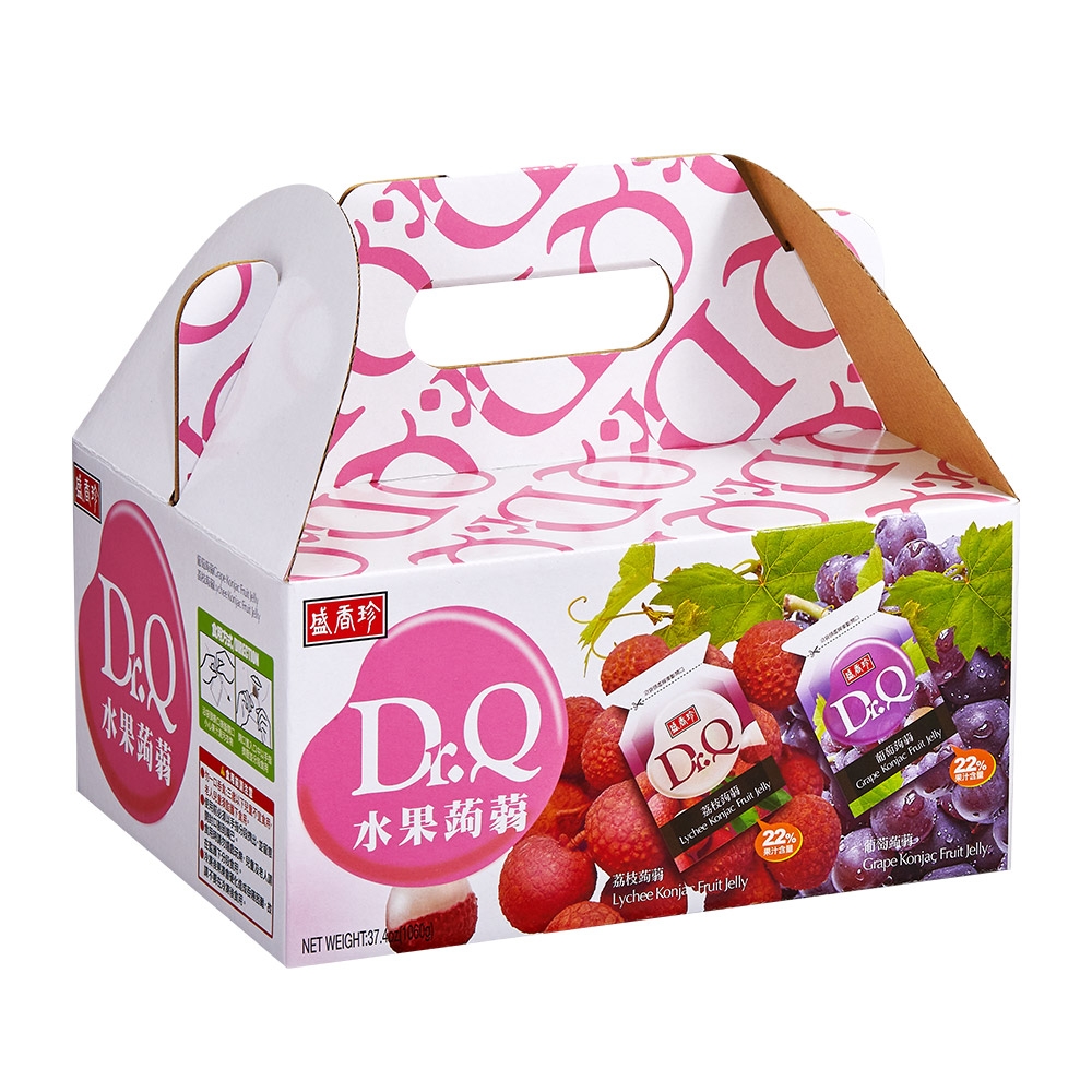 盛香珍 Dr.Q水果蒟蒻禮盒1060g/盒