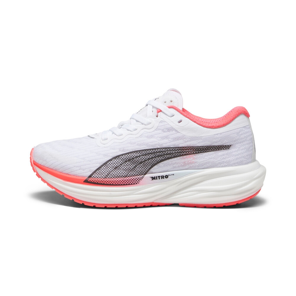 PUMA Deviate Nitro 2 Wns 女慢跑鞋-白紅黑-37685519