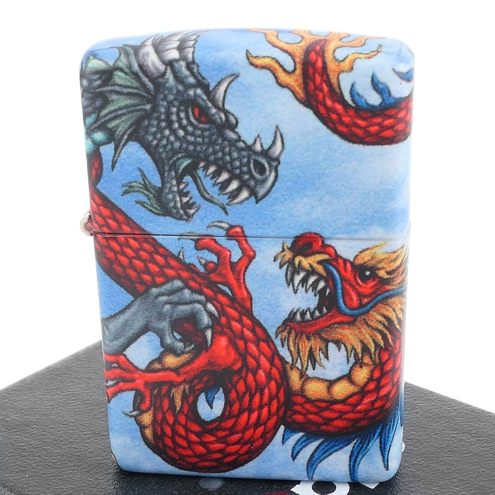 ZIPPO 美系~Dragon-中世紀龍-540色彩印工法打火機