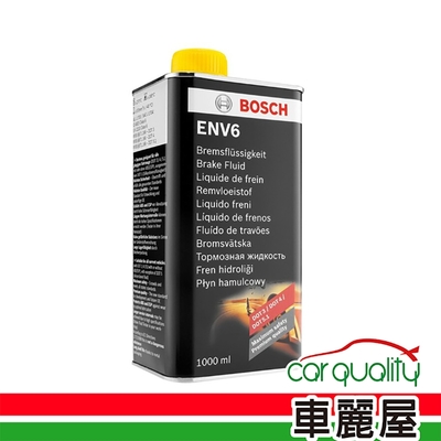 【BOSCH】煞車油DOT5.1 ENV6 ABS+ESP 1L(車麗屋)