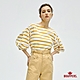 BRAPPERS 女款 條紋拋袖造型上衣-白底黃條 product thumbnail 1
