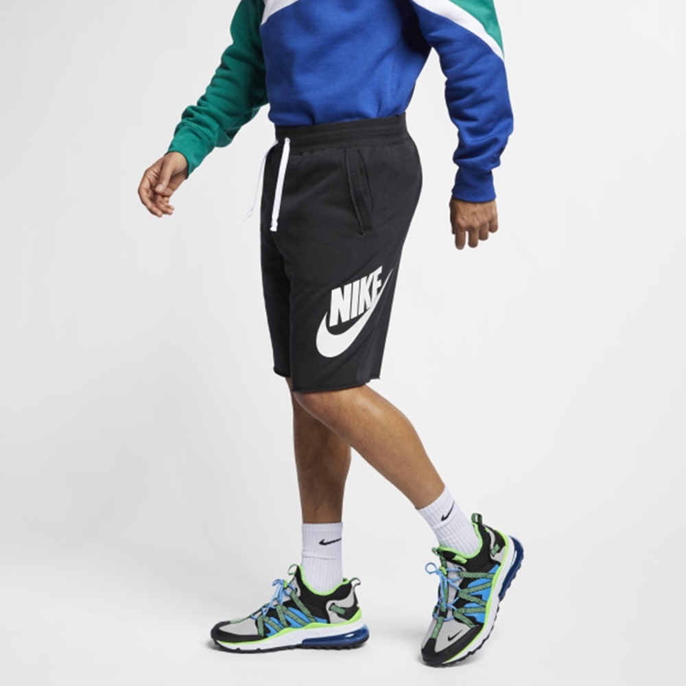 Nike Sportswear 棉褲 男短褲-黑-AR2376010