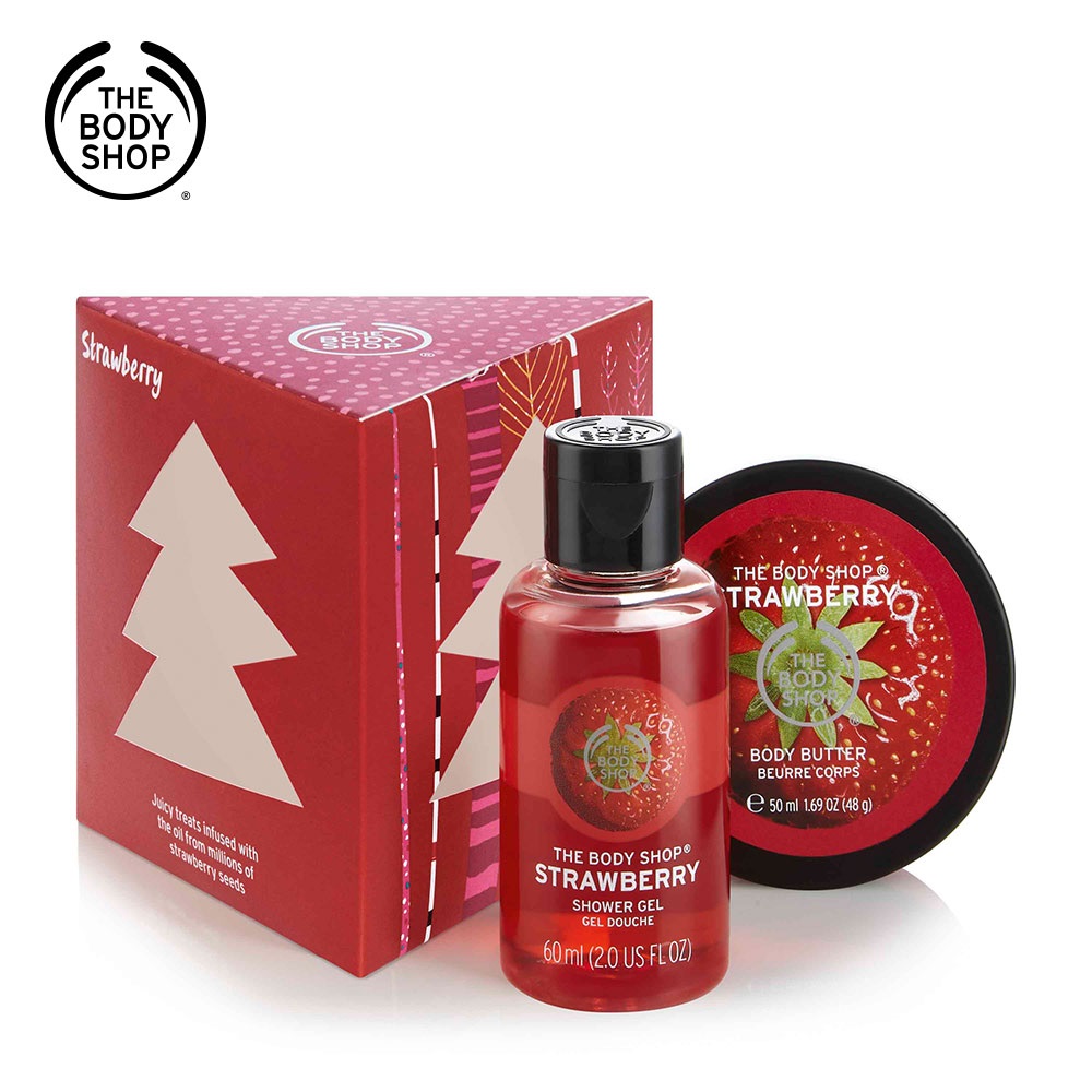 The Body Shop 草莓嫩白迷你原裝禮盒