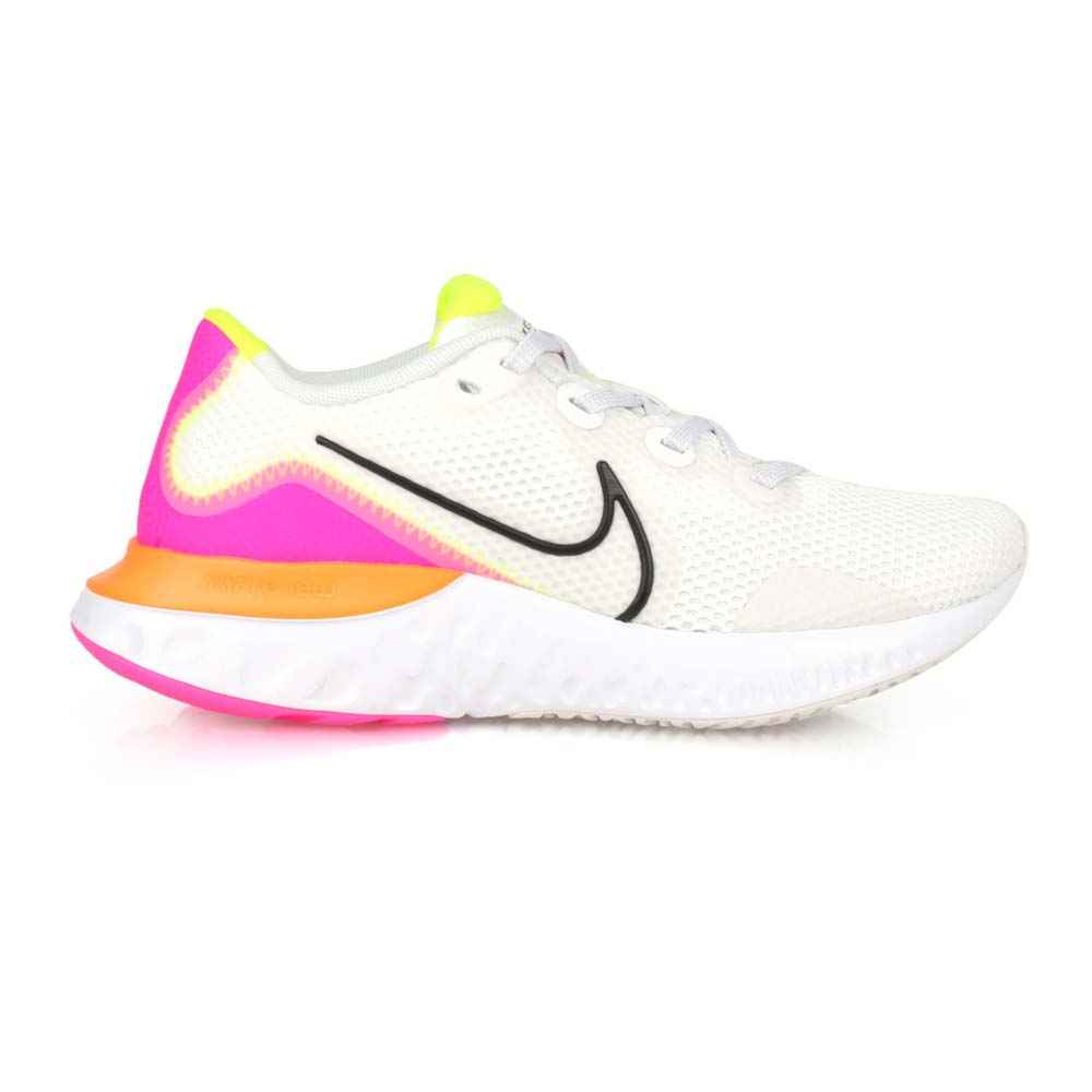 NIKE WMNS RENEW RUN 女慢跑鞋- 路跑 網布 避震 運動 CK6360005 白黑桃紅橘