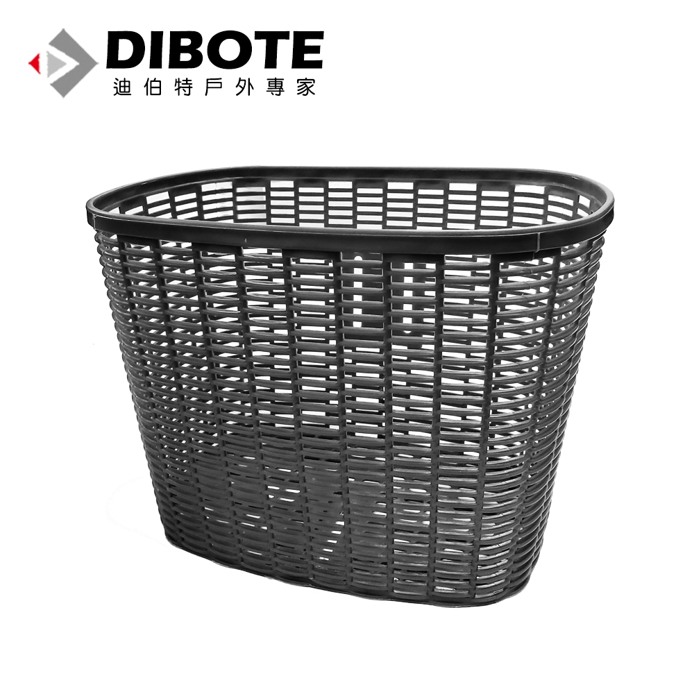 迪伯特DIBOTE 高強度自行車籃 菜籃 前置車籃(黑色)