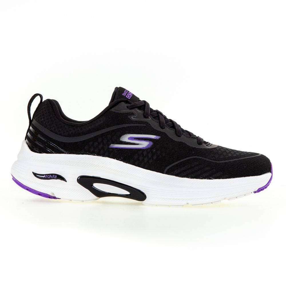 SKECHERS GO RUN ARCH FIT 女慢跑鞋-黑-128951BKPR