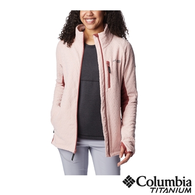 Columbia哥倫比亞 女款-Titan Pass 3.0柔暖快排刷毛外套-淺粉紅 UAR47000LK/HF