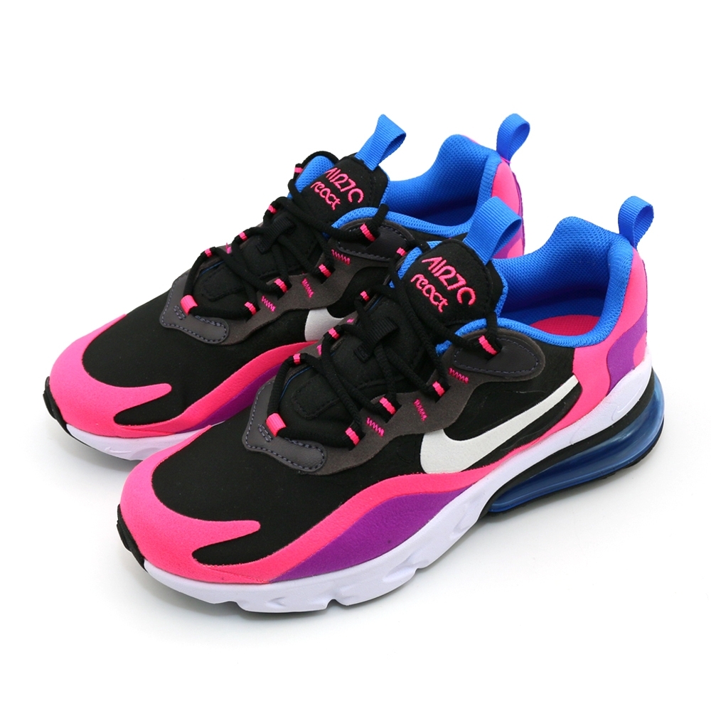 NIKE AIR MAX 270 REACT GS 童 休閒鞋 黑粉-BQ0101001