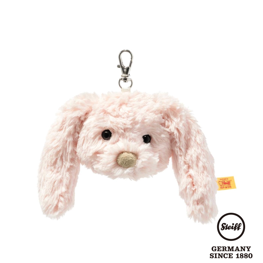 STEIFF德國金耳釦泰迪熊-Tilda Rabbit Keyring小兔子頭 鑰匙圈(經典吊飾)