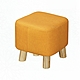 文創集 邁樂卡耐磨皮革方形椅凳(五色可選)-30x30x32cm免組 product thumbnail 1
