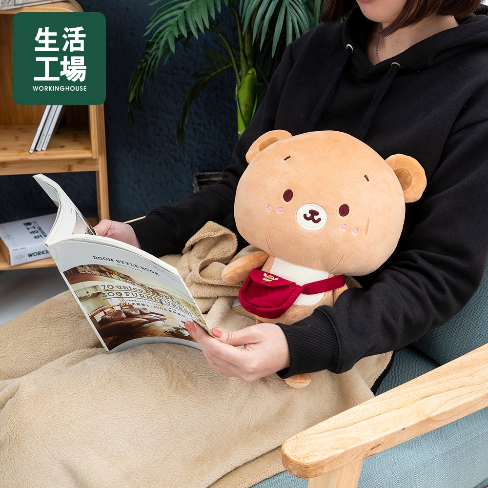 【生活工場↘任2件9折】(售價已折)森林好朋友-憨憨熊玩偶