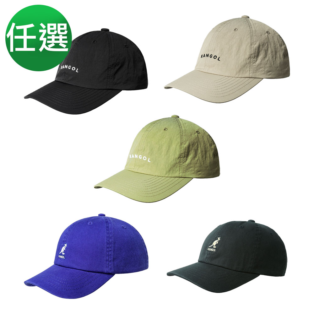 KANGOL-WASHED 棒球帽-黑色 product image 1