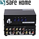 SAFEHOME 鐵殼AV影音訊號切換器，4組AV輸入1組AV輸出，雙向都可以 可讓4組影像來源端裝置,共用一組螢幕或投影機 也可以讓1組影像來源端裝置,輪流切換共用一組螢幕或投影機SAW104 product thumbnail 1