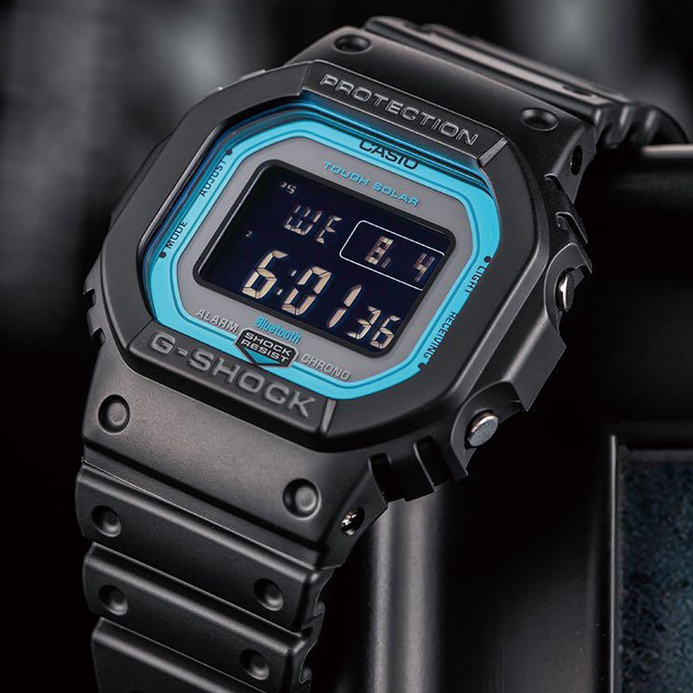 CASIO 卡西歐G-SHOCK 經典5600太陽能電波手錶-GW-B5600-2 | G-SHOCK