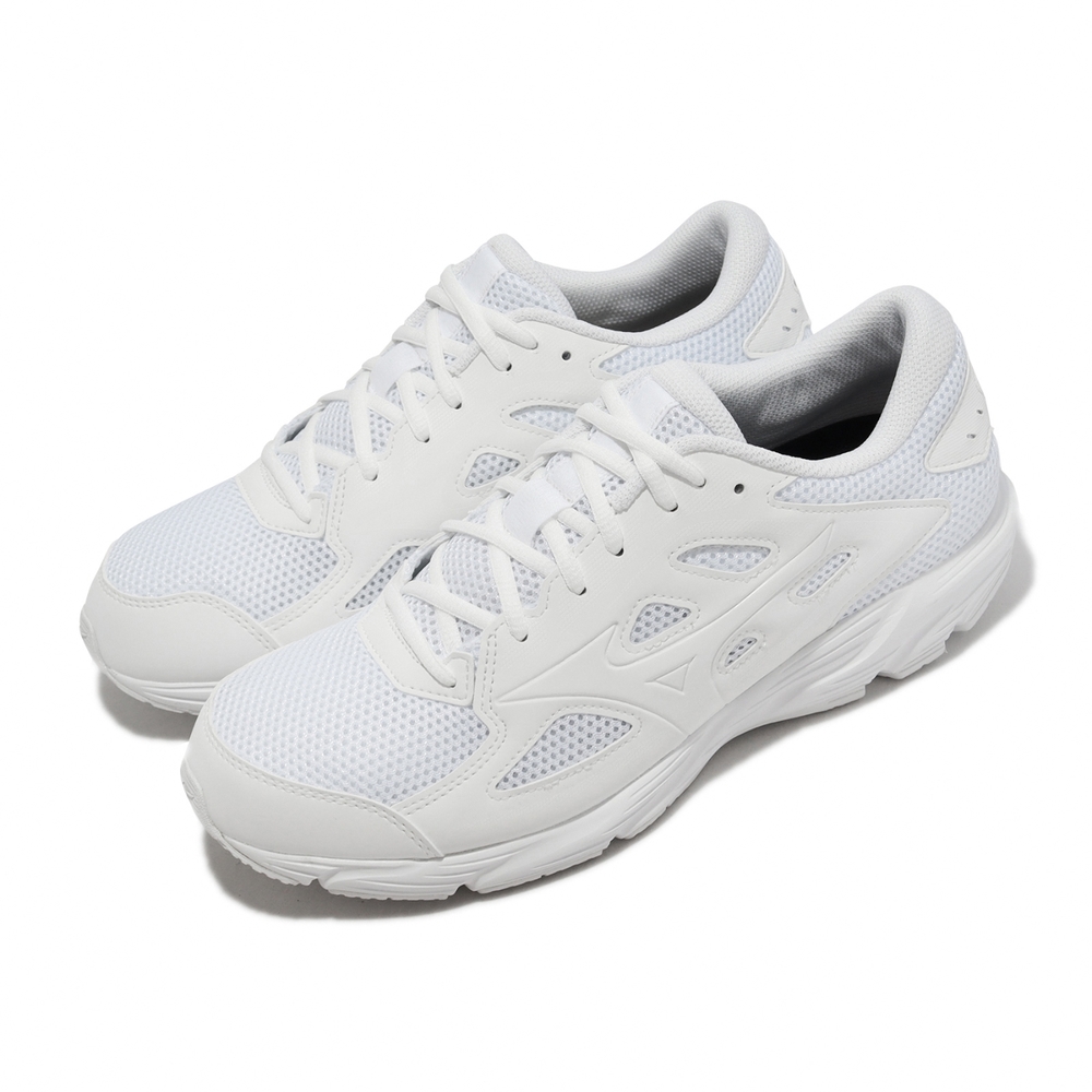 Mizuno 慢跑鞋 Maximizer 24 Wide 男鞋 女鞋 寬楦 白 全白 路跑 運動鞋 K1GA2202-01