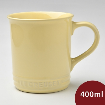 Le Creuset 馬克杯 400ml 奶油黃