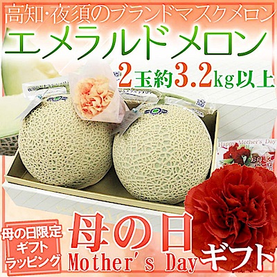 【天天果園】日本原裝高知/熊本溫室綠肉哈密瓜2顆(共約3.5kg)