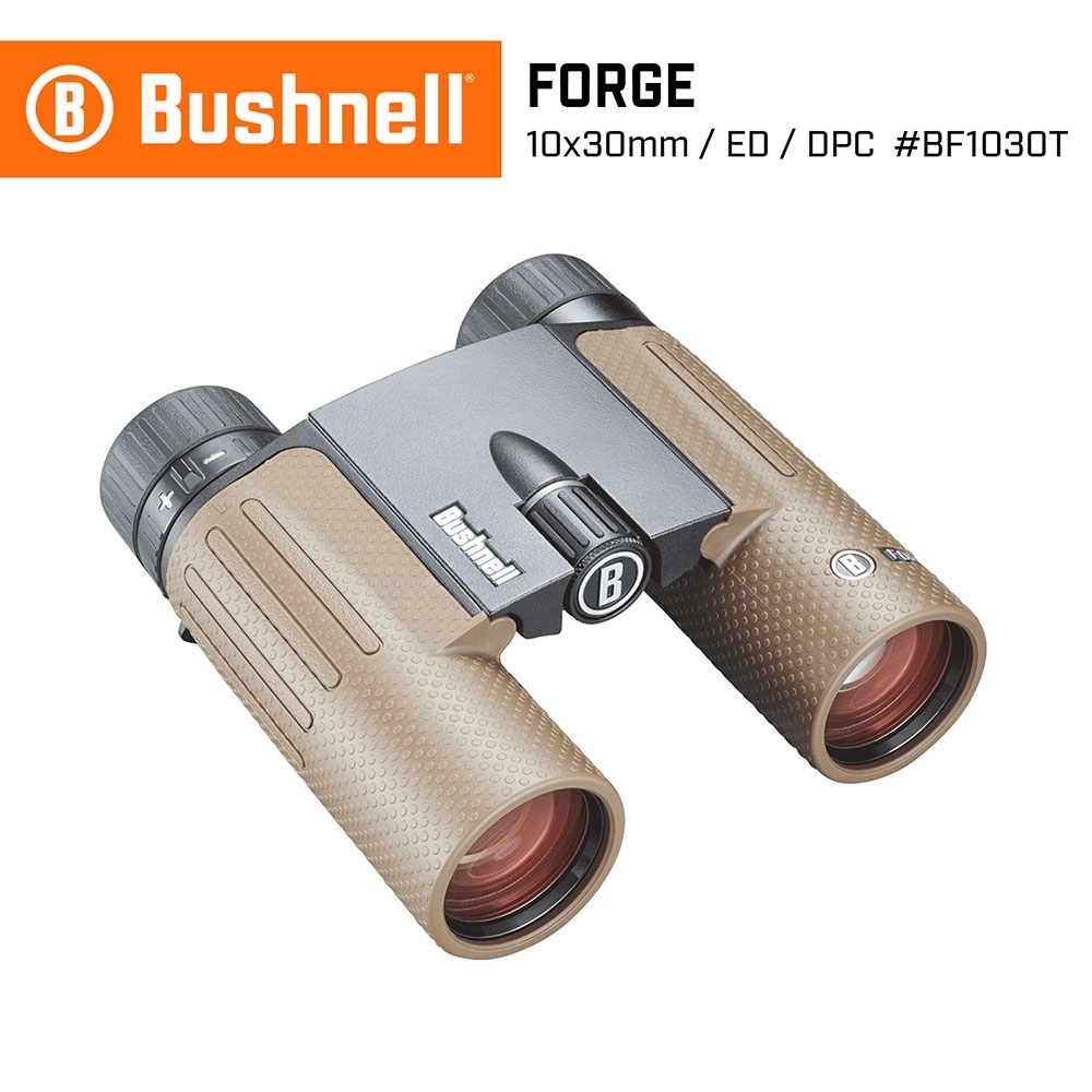 【美國 Bushnell 倍視能】Forge 精鍛系列 10x30mm ED螢石輕便型雙筒望遠鏡 BF1030T (公司貨)