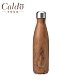 【Caldo卡朵生活】FM005曲線木紋不鏽鋼保溫瓶500ml(快) product thumbnail 1