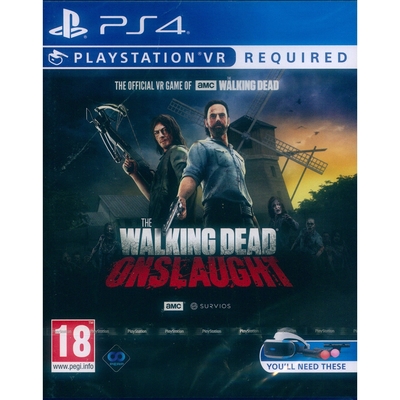 陰屍路：猛烈攻勢 Walking Dead Onslaught - PS4 英文歐版 (PSVR專用)