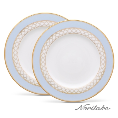 【NORITAKE】永恆宮殿 沙拉盤21CM 2入組 4色任選 附原廠精裝盒(新品上市)