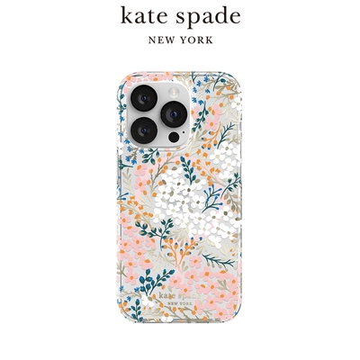 【kate spade】iPhone 15 Pro MagSafe 精品手機殼 秘密花園
