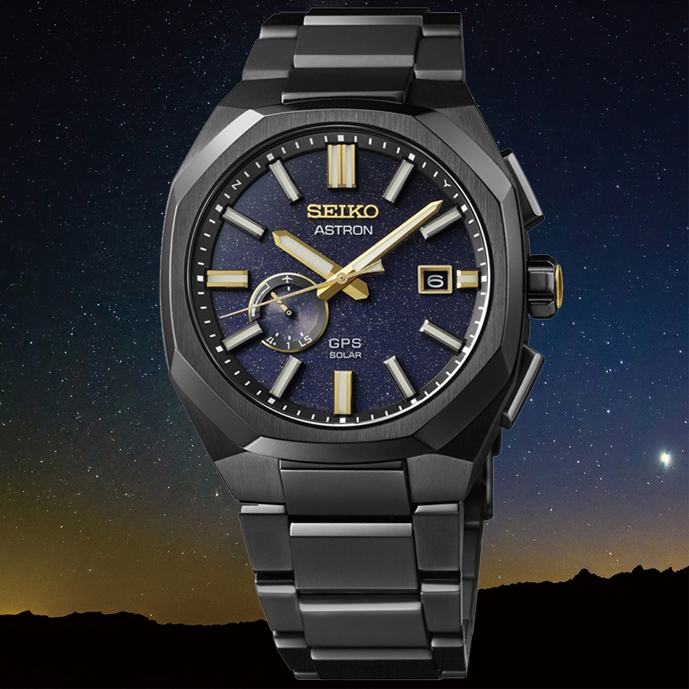 SEIKO精工 Astron 限量款 晨星 太陽能 GPS定位 鈦金屬腕錶 母親節 禮物 (3X62-0AD0SD/SSJ021J1) SK044