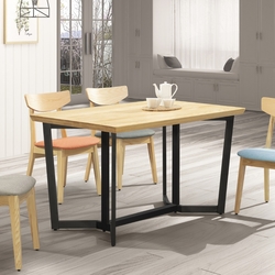MUNA家居 715型4.3尺橡木餐桌(不含椅)(共兩款) 130X80X78cm