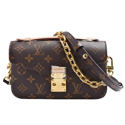 LV M46279經典POCHETTE MÉTIS EAST WEST Monogram帆布手提/肩背包