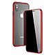 iPhone X XS 手機保護殼金屬全包防窺雙面玻璃磁吸殼 紅色款 product thumbnail 1