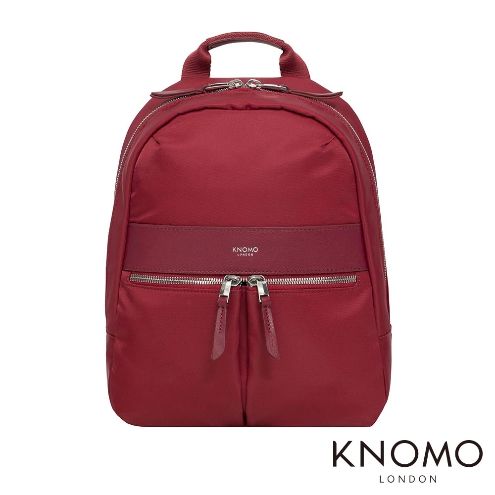 KNOMO 英國 Mini Beauchamp 10吋電腦後背包 -  胭脂紅