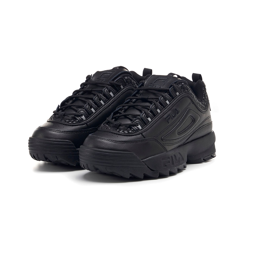 FILA DISRUPTOR II PREMIUM WOVEN 女運動鞋-黑 5-C609X-001