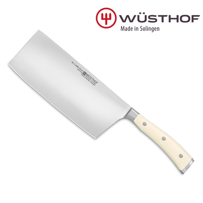 WUSTHOF 德國三叉 CLASSIC IKON_cream 18cm 中式片刀