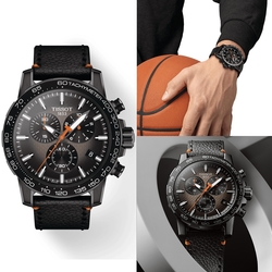 TISSOT 天梭 官方授權 SUPERSPORT 超級籃球運動計時腕錶-T1256173608100/45.5mm