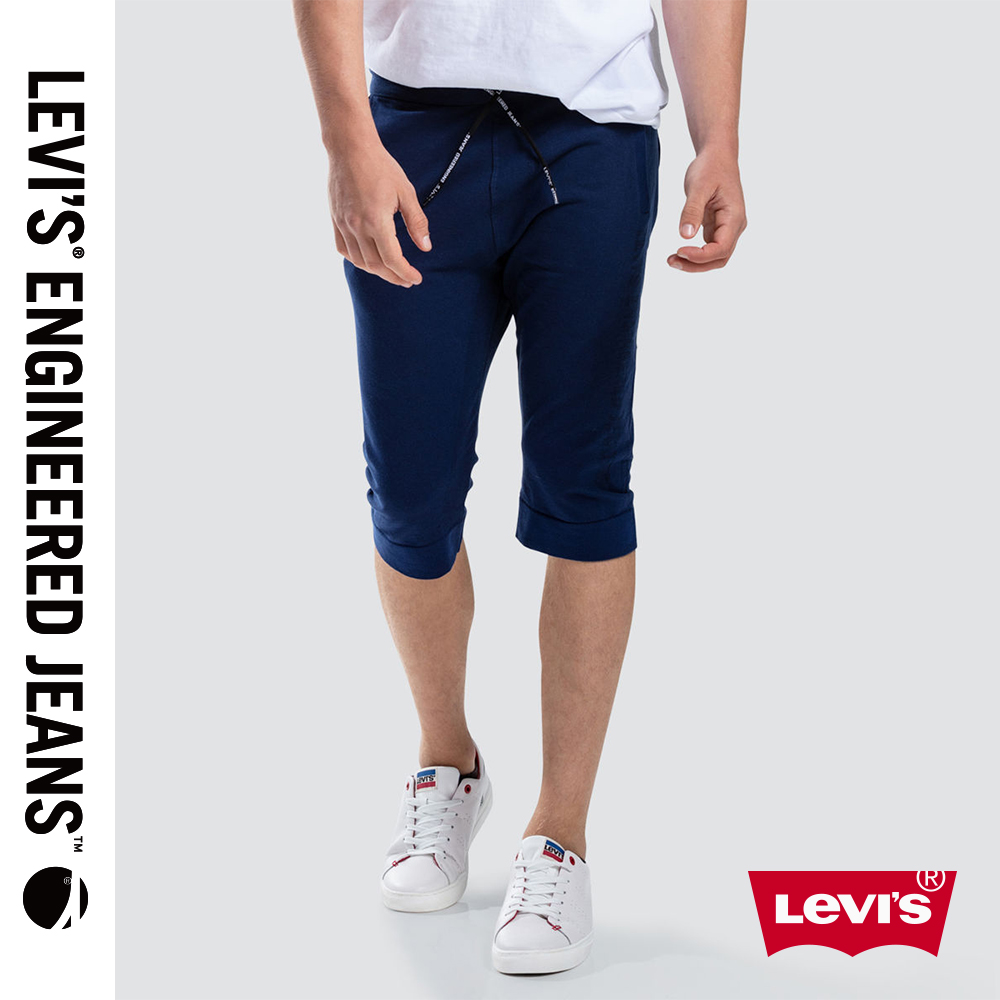 Levis 男款 針織運動短褲 LEJ 3D褲 機能散熱設計