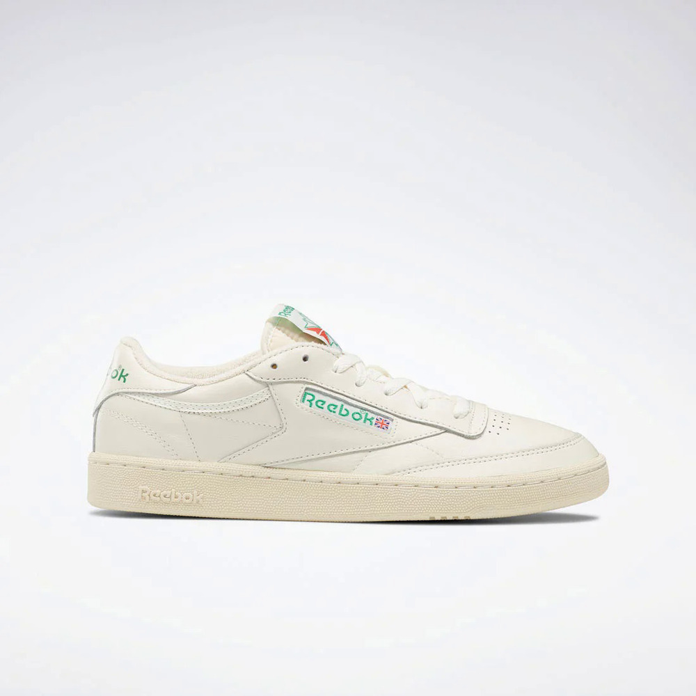 Reebok Club C 85 Vintage [100000317] 男 休閒鞋 經典 復古 網球風 舒適 米 綠