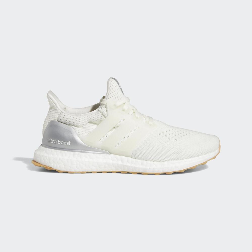 Adidas Ultraboost 1.0 W [HR0061] 女 慢跑鞋 運動 路跑 緩震 彈力 襪套式 包覆 米白