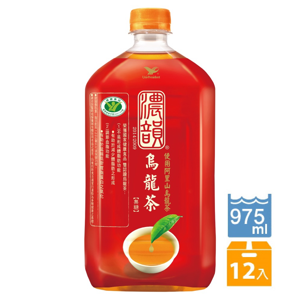 濃韻 烏龍茶(975mlx12入)