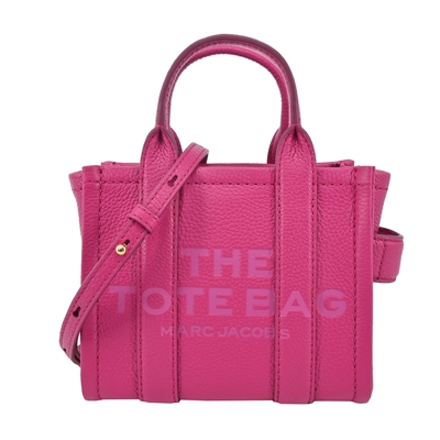 MARC JACOBS THE LEATHER MINI TOTE 皮革兩用托特包-迷你/芭比粉