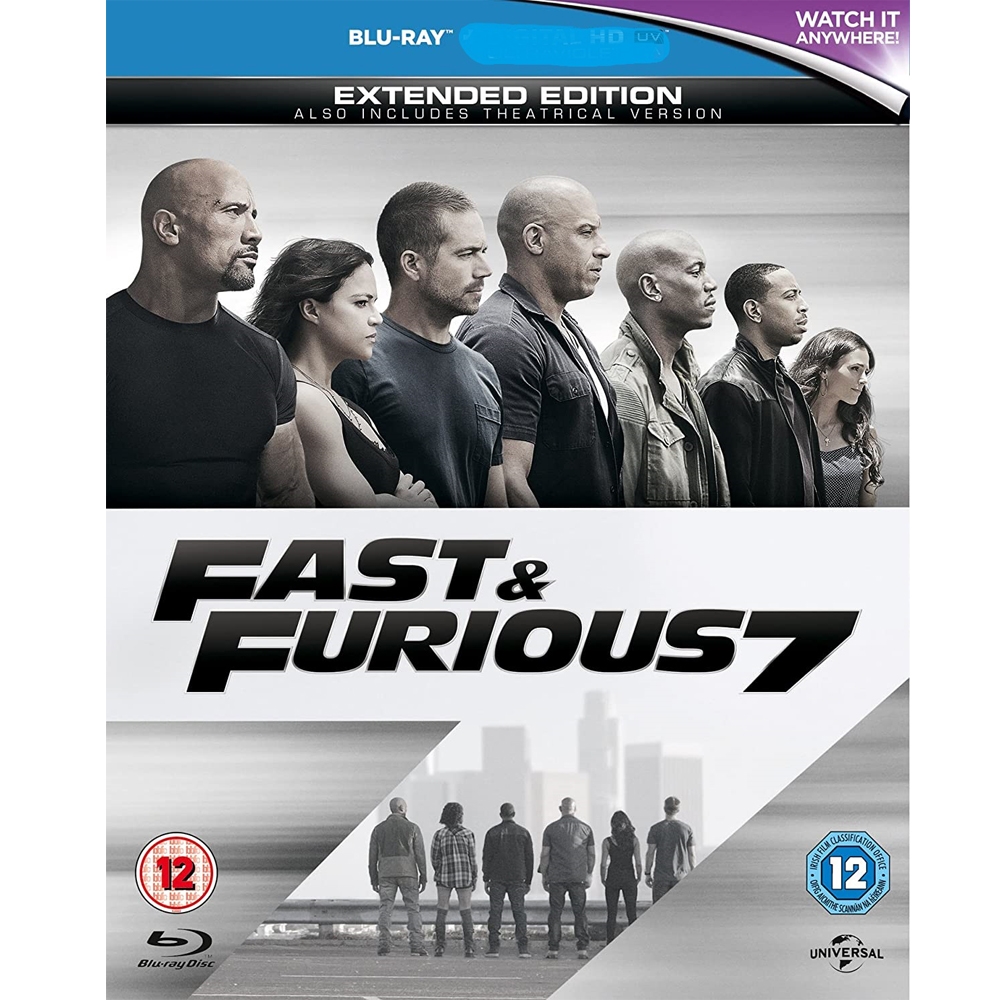 玩命關頭7  Fast & Furious 7 藍光 BD