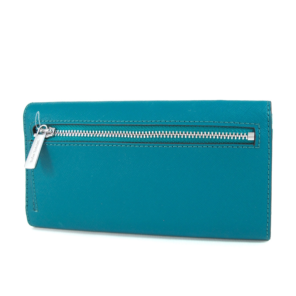 Michael kors store turquoise wallet