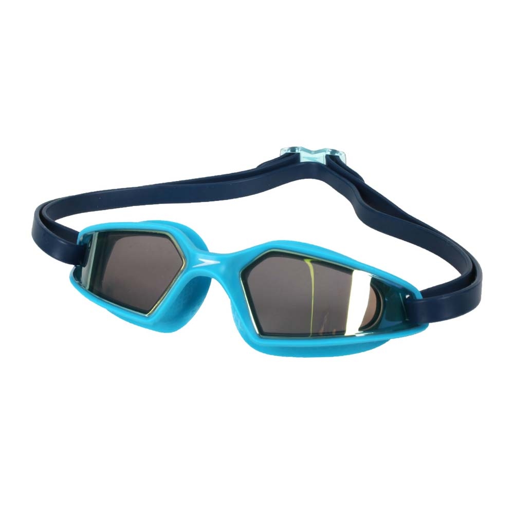 SPEEDO HYDROPULSE MIRROR兒童運動泳鏡-抗UV 游泳 SD812269D656 水藍黃