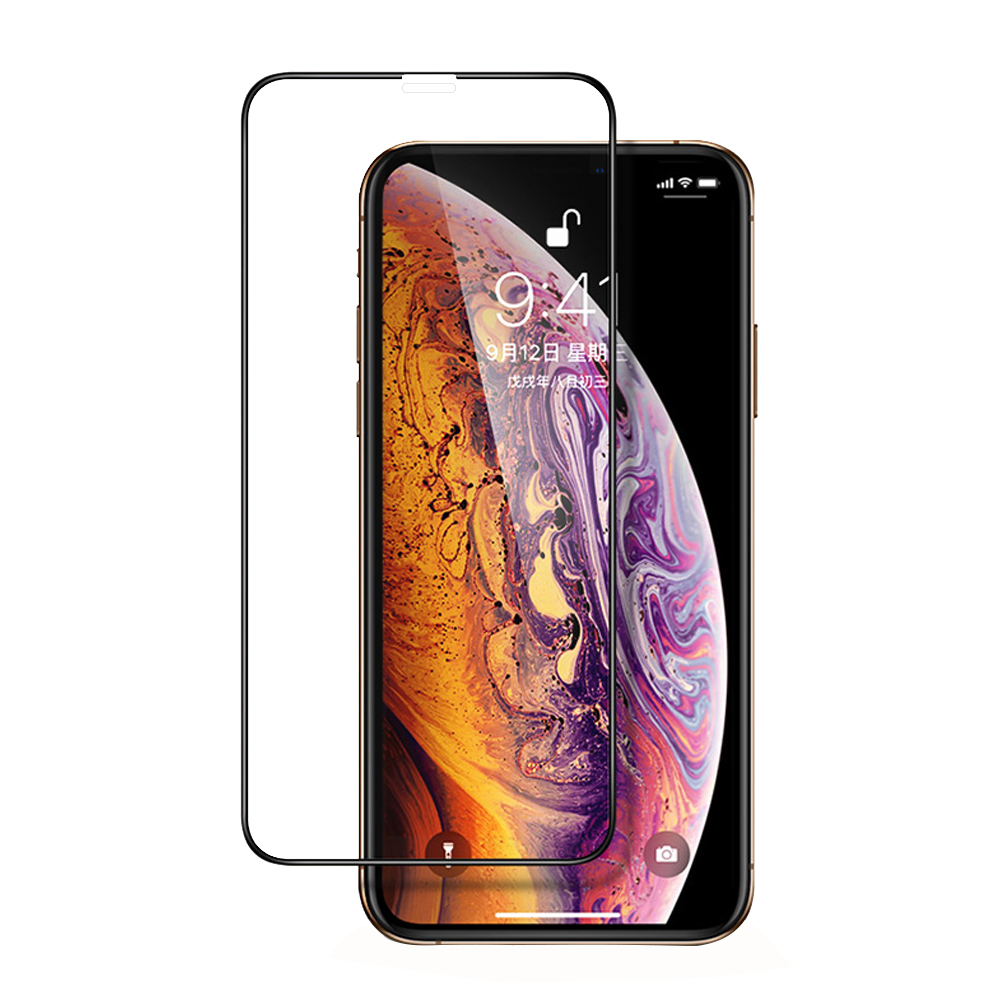 iPhone Xs Max 鋼化膜 6.5吋 5D曲面滿版 鋼化玻璃保護貼 product image 1