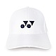Yonex Caps [14000TR011] 遮陽帽 鴨舌帽 棒球帽 運動 休閒 打球 純棉 台製 白 product thumbnail 1