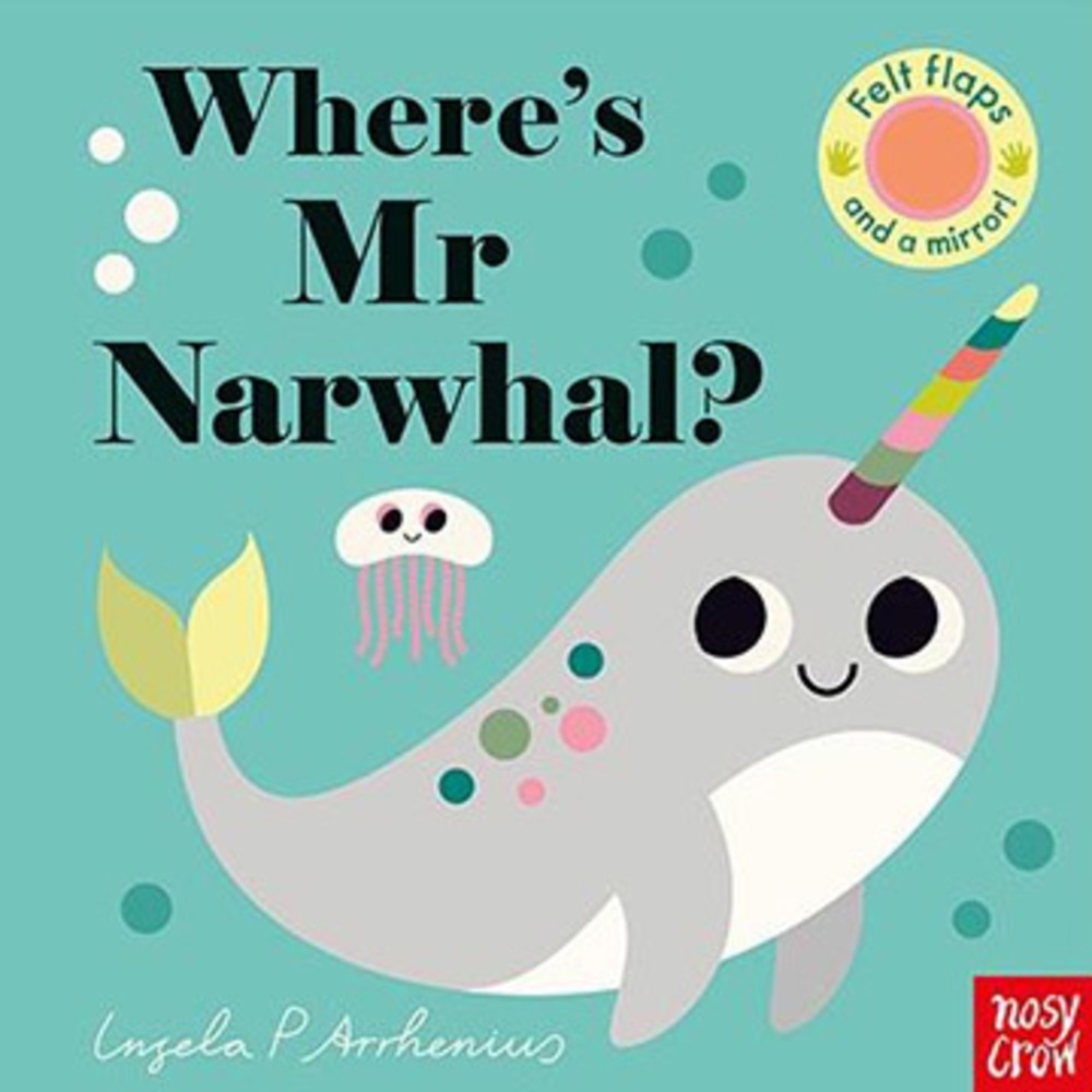 Where's Mrs Narwhal?獨角鯨在哪裡?不織布翻翻書 | 拾書所