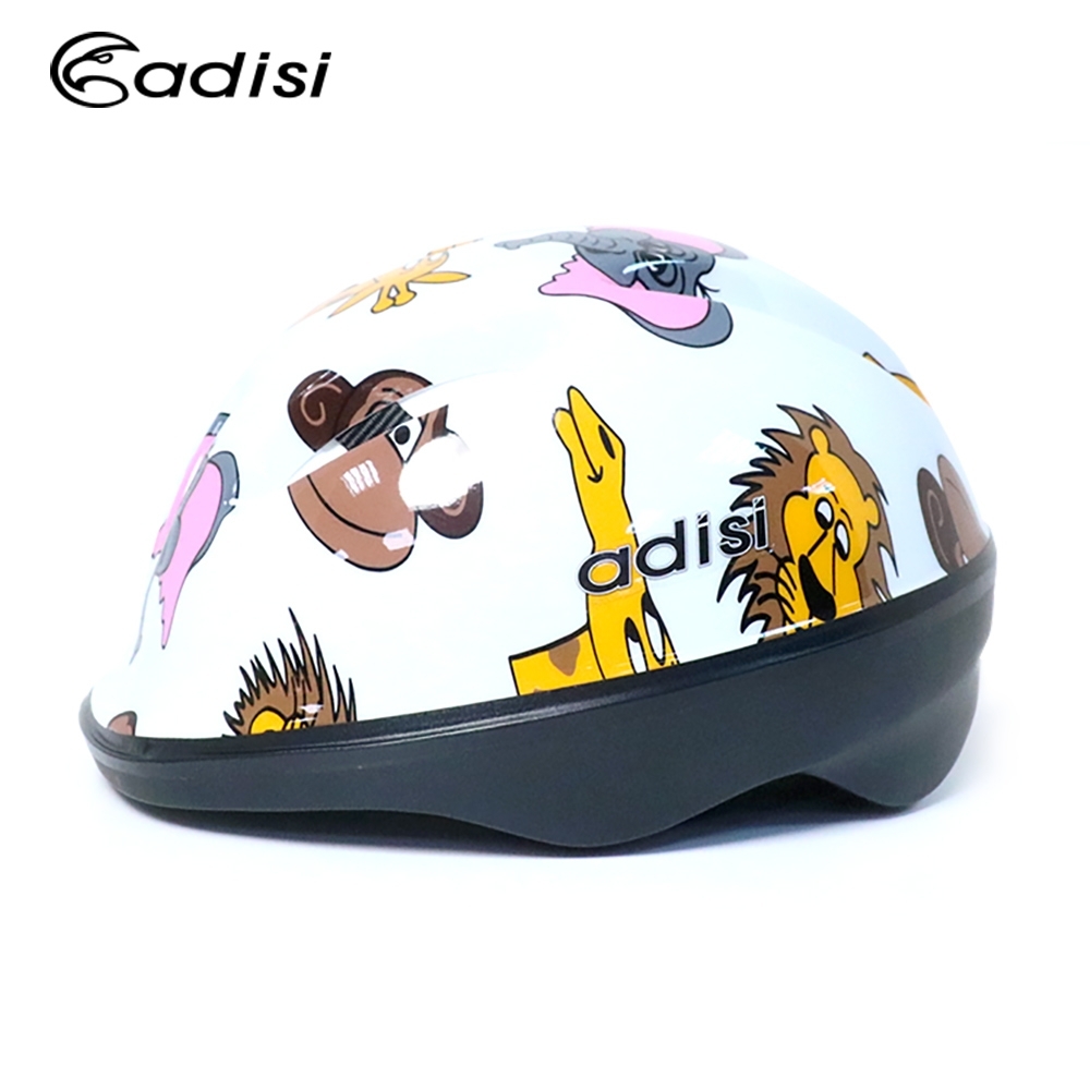 【ADISI】兒童自行車帽 CS-2700 白動物王國