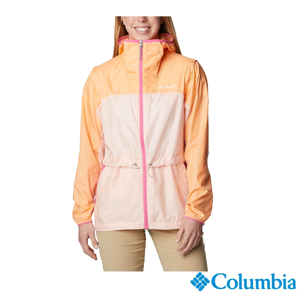 Columbia哥倫比亞 防曬/防潑風衣外套 男女均一價 (女款UPF40風衣-橘色)