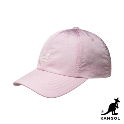 KANGOL-WR NYLON 棒球帽-暗粉紅色