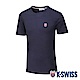 K-SWISS  Shield Logo Tee棉質吸排T恤-男-藍 product thumbnail 1