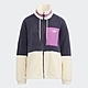 ADIDAS ORIGINALS SHORT SHERPA JK三葉草 女 仿羊羔絨外套-藍白-HR3455 product thumbnail 1